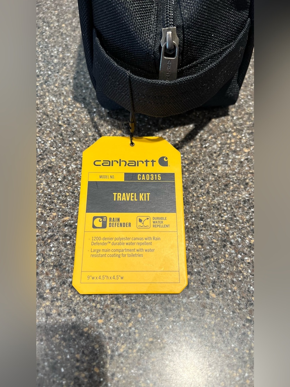 NTW Carhartt Black Travel Kit/ Toiletry Bag - Picture 7 of 10